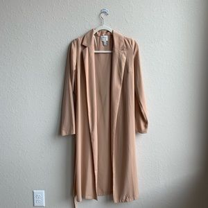 Trench-Like Cardigan